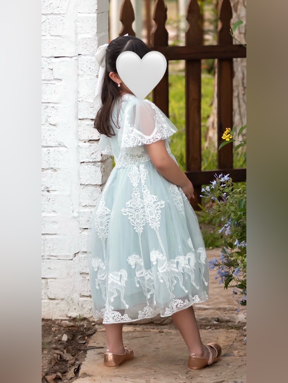 JessaKae Carousel Horse Tulle Dress 6-7Y